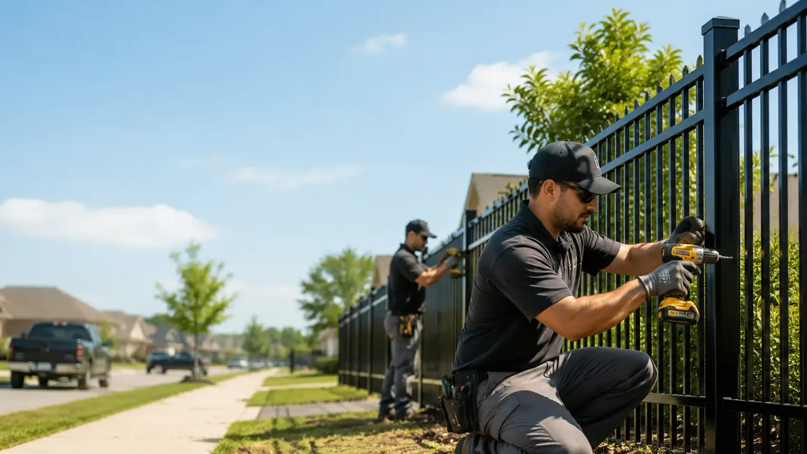 Metal Fence Installation in Mesquite, TX